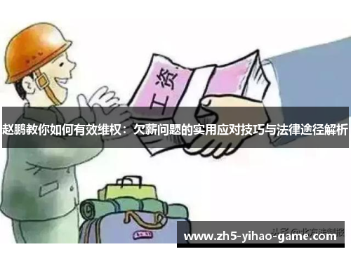 赵鹏教你如何有效维权：欠薪问题的实用应对技巧与法律途径解析